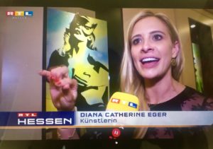 Diana Eger, kunst, frankfurt, RTL, art